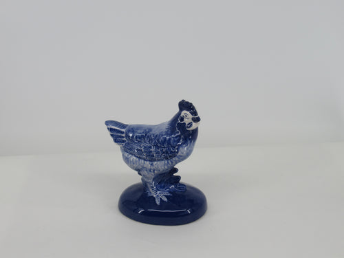 handoainted ceramic blue hen