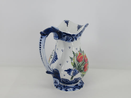 delftstyle water pitcher.