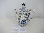 handpainted delft large coffee pot 