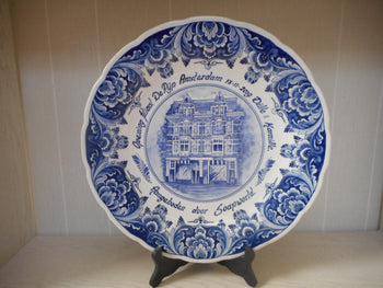 Delft blue anniversary plates