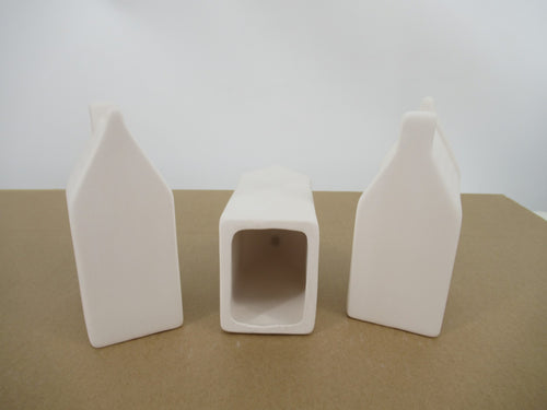 Keramische grachtenpanden om te personaliseren