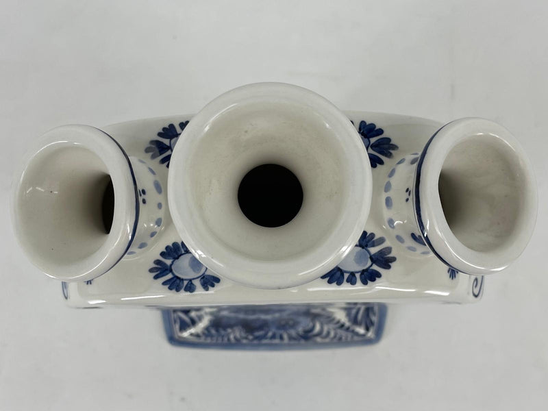 topview delftblue tulipvase