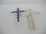 Delftblue ceramic crucifix from deWit