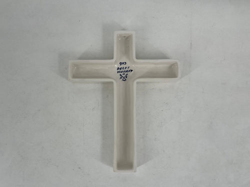 Poly Delft ceramic crucifix