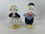 Dutch ceramic multicolor farmer and farmerswife