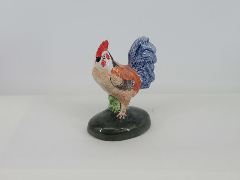 handpainted multicolor ceramic rooster