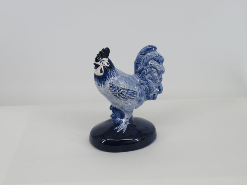 Ceramic delftblue rooster