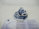 porcelain delft cup and saucet wih certificate.